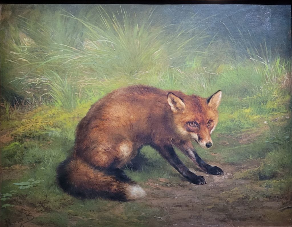 Tableau représentant un renard