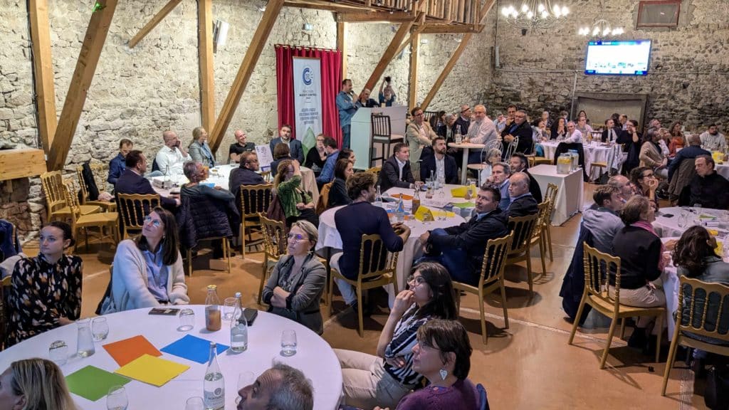 Célébration de la fin du premier parcours au château de La Bâtisse