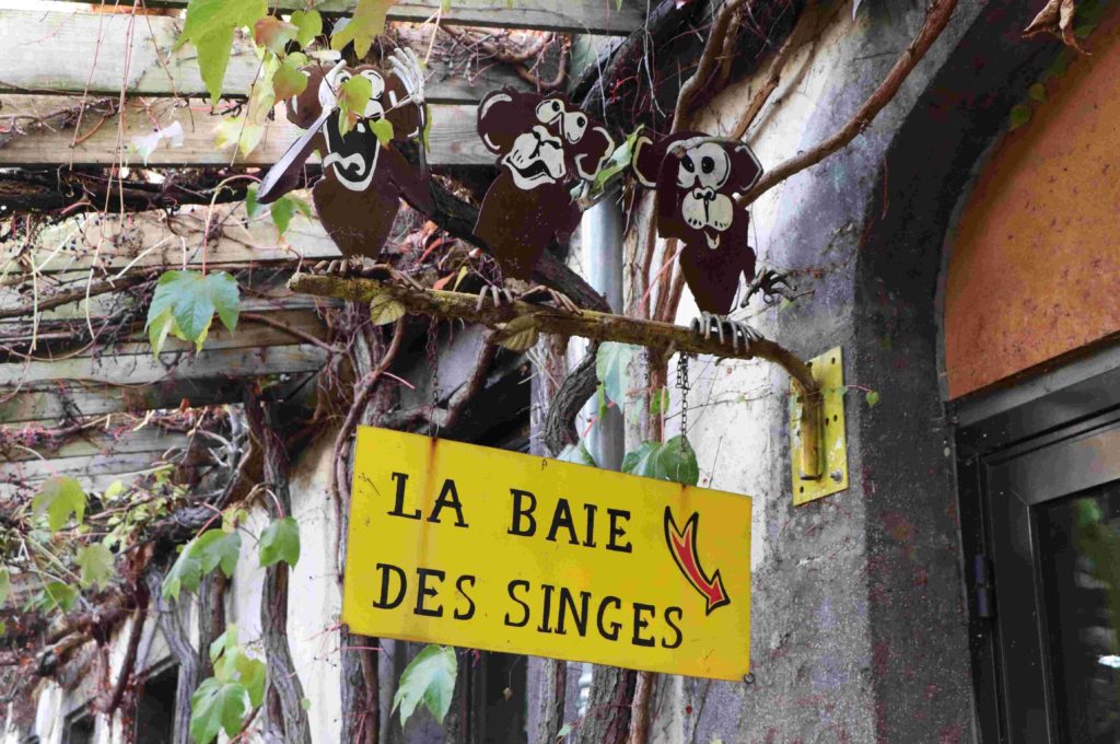 Enseigne de la Baie des Singes