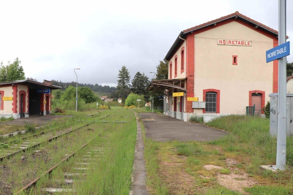 La gare désaffectée de Noirétable